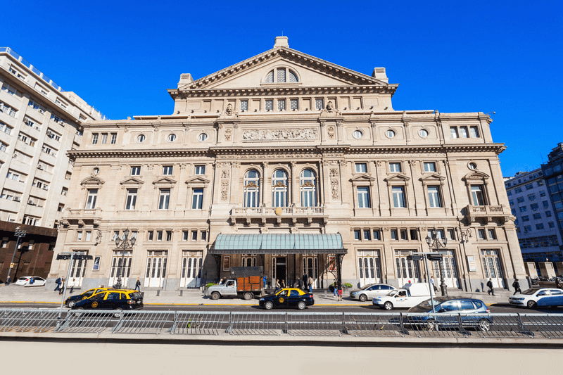 Fachada do Teatro Colón
