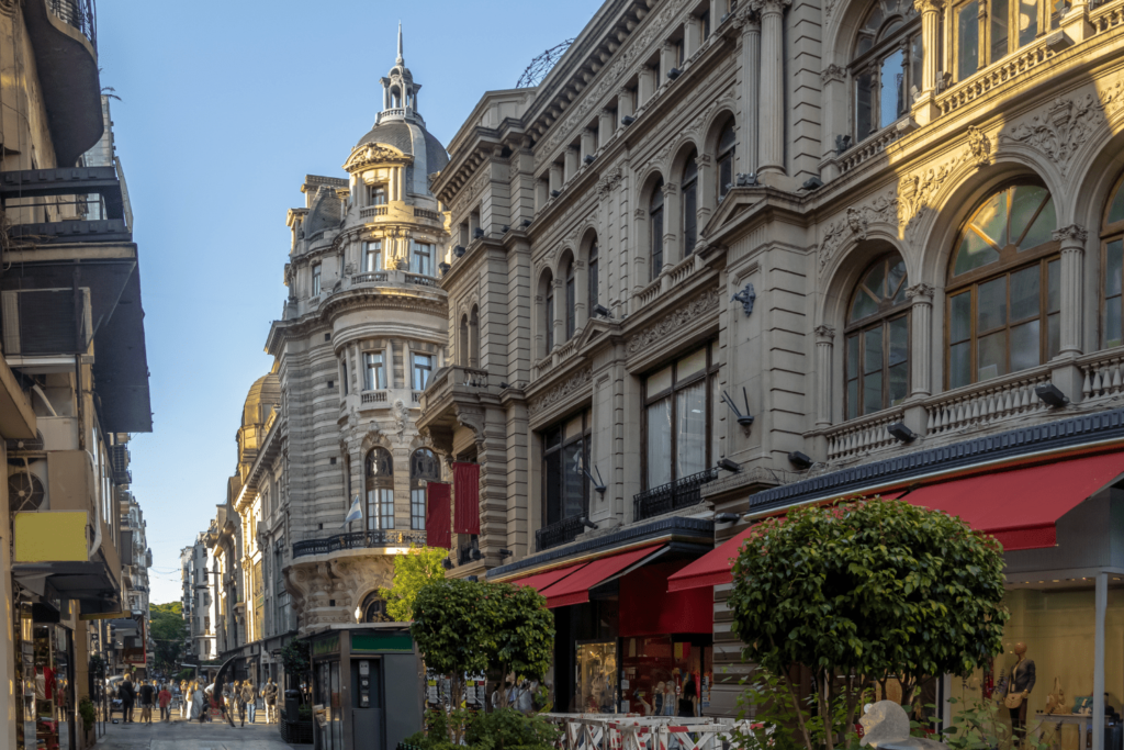 Rua Florida em Buenos Aires