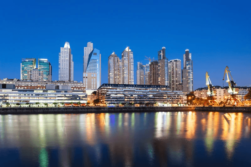 Vista de Puerto Madero